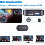 Wholesale MMB 3rd CarPlay Wireless Adapter Multimedia Video Box,CarPlay Ai Box with Android 11 System,4+64GB,Wireless Android Auto,HDMI Output,Built-in GPS,Only Support Car with OEM Wired CarPlay for Universal Apple and Android Devices (Black)