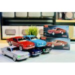 Wholesale MUSTANG GT Wireless Speaker Classic Car Shape Bluetooth MicroSD USB FM Handsfree TWS LED Light Portable Speaker WS1967 for Universal Cell Phone And Bluetooth Device (Navy Blue)