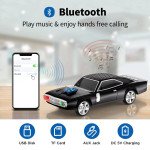 Wholesale Retro Ride Bluetooth Speaker: Super Charge Car Design, FM Radio, USB/SD/AUX WS-1968 for Universal Cell Phone And Bluetooth Device (Black)