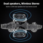 Wholesale Retro Ride Bluetooth Speaker: Super Charge Car Design, FM Radio, USB/SD/AUX WS-1968 for Universal Cell Phone And Bluetooth Device (Black)