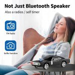 Wholesale Retro Ride Bluetooth Speaker: Super Charge Car Design, FM Radio, USB/SD/AUX WS-1968 for Universal Cell Phone And Bluetooth Device (Light Blue)