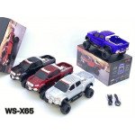 Wholesale Monster Truck Bluetooth Speaker with LED Lights & Engine Sound Effect FM/TF/USB WS-X65 for Universal Cell Phone And Bluetooth Device (Red)