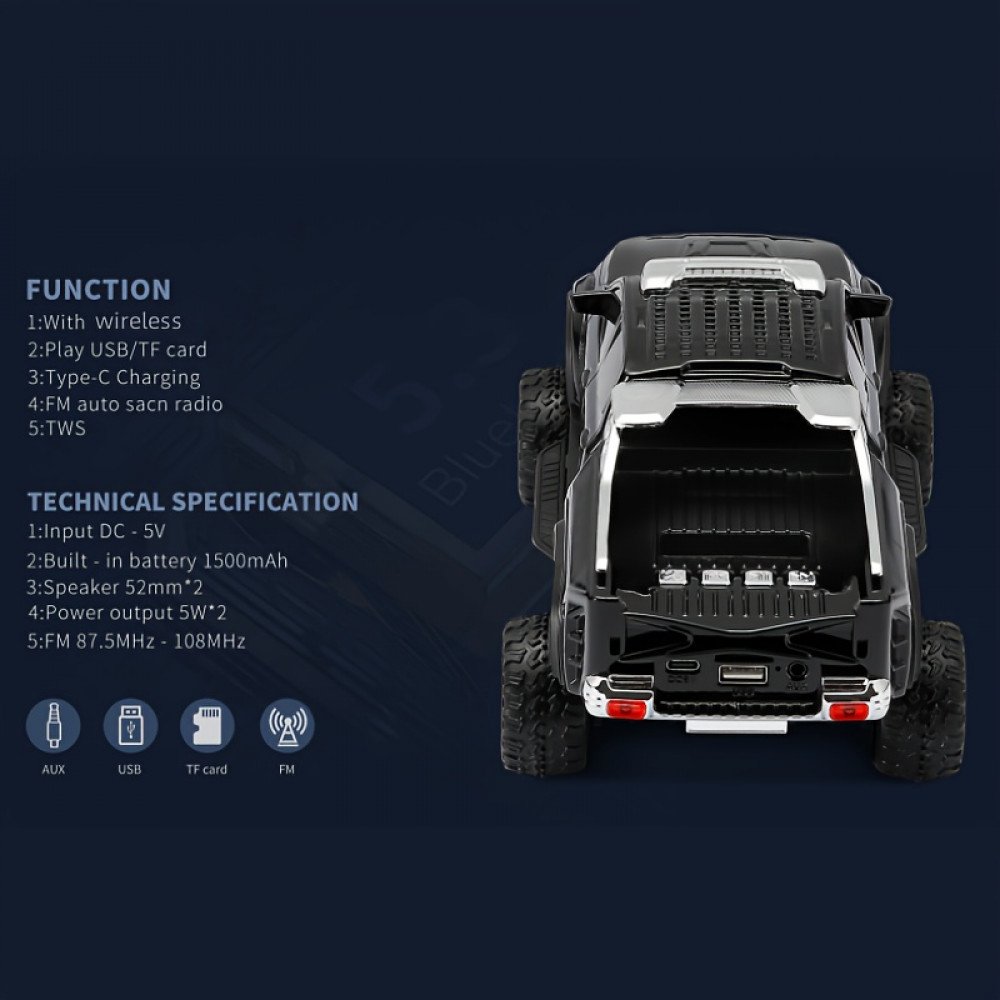 Monster jam bluetooth shop speaker