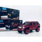 Wholesale SUV Car Shaped Compact Rugged Design Boombox Bluetooth Wireless Speaker with LED Lights WS1869 for Universal Cell Phone And Bluetooth Device (Red)