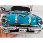 Wholesale 1958 Chevy-Inspired Vintage Car Design Bluetooth Speaker with LED Lights Portable Audio WS598 for Universal Cell Phone And Bluetooth Device (Black)