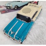 Wholesale 1958 Chevy-Inspired Vintage Car Design Bluetooth Speaker with LED Lights Portable Audio WS598 for Universal Cell Phone And Bluetooth Device (Green)