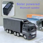 Wholesale Music Express Semi Truck Bluetooth Speaker - Portable Wireless Sound System with Solar Charging WS691 for Universal Cell Phone And Bluetooth Device (Black)