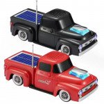 Wholesale Solar-Powered Pickup Truck Bluetooth Speaker - Portable Wireless Outdoor Audio System with Solar Charging WS692 for Universal Cell Phone And Bluetooth Device (Beige)
