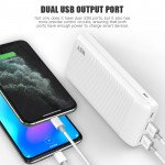 Wholesale Universal 20000 mAh Portable Dual Port Super Slim Power Bank Charger SL20 for Universal Cell Phones, Device (Black)