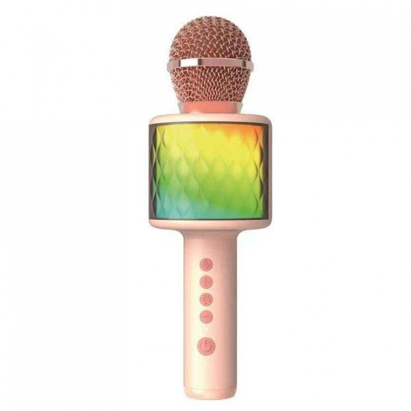 Wholesale Wireless Bluetooth Speaker Microphone: LED Light, Powerful Sound, All-in-One Entertainment WT-02 for Universal Cell Phone And Bluetooth Device (Pink)