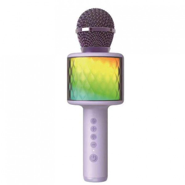 Wholesale Wireless Bluetooth Speaker Microphone: LED Light, Powerful Sound, All-in-One Entertainment WT-02 for Universal Cell Phone And Bluetooth Device (Purple)