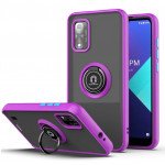 Wholesale Tuff Slim Armor Hybrid Ring Stand Case for Wiko Ride 3 (Purple)