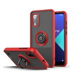 Wholesale Tuff Slim Armor Hybrid Ring Stand Case for Wiko Ride 3 (Red)