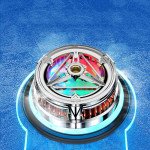 Wholesale Magnetic Gaming Phone Cooler Fan with RGB Lights - Fast Cooling for Mobile Devices X18 for Universal Cell Phone And Bluetooth Device (Black)