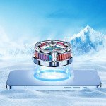 Wholesale Magnetic Gaming Phone Cooler Fan with RGB Lights - Fast Cooling for Mobile Devices X18 for Universal Cell Phone And Bluetooth Device (Black)