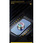 Wholesale Magnetic Gaming Phone Cooler Fan with RGB Lights - Fast Cooling for Mobile Devices X18 for Universal Cell Phone And Bluetooth Device (Black)