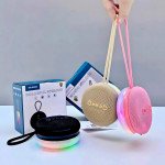 Wholesale Portable Bluetooth Speaker with RGB Lights and Handle - Wireless Music Player for Indoor and Outdoor Use X203 for Universal Cell Phone And Bluetooth Device (Pink)