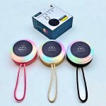 Wholesale Portable Bluetooth Speaker with RGB Lights and Handle - Wireless Music Player for Indoor and Outdoor Use X203 for Universal Cell Phone And Bluetooth Device (Pink)