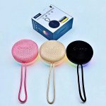 Wholesale Portable Bluetooth Speaker with RGB Lights and Handle - Wireless Music Player for Indoor and Outdoor Use X203 for Universal Cell Phone And Bluetooth Device (Pink)