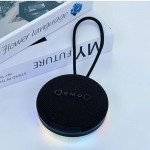 Wholesale Portable Bluetooth Speaker with RGB Lights and Handle - Wireless Music Player for Indoor and Outdoor Use X203 for Universal Cell Phone And Bluetooth Device (Black)