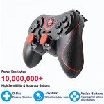 Wholesale Android iPhone iOS Compatible Wireless Key Mapping Gamepad Joystick Controller (Read Manual for Instructions) for Universal Gaming Platforms (Black)