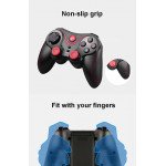 Wholesale Android iPhone iOS Compatible Wireless Key Mapping Gamepad Joystick Controller (Read Manual for Instructions) for Universal Gaming Platforms (Black)