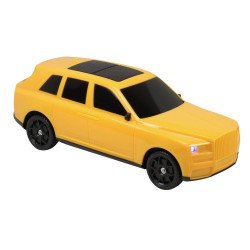 Luxury SUV Style Portable Bluetooth Speaker - Solar-Charged, Media-Ready, High-End Design X702 for Universal Cell Phone And Bluetooth Device (Gold)