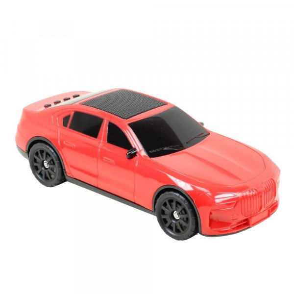 Wholesale Sport Car Design Inspired Portable Bluetooth Speaker - Solar-Powered with Comprehensive Media Support X703 for Universal Cell Phone And Bluetooth Device (Red)