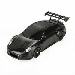 Sports Car Shaped Portable Bluetooth Speaker with RGB Lights, High Bass Thunder Sound & TWS (Black)