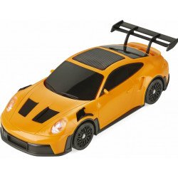 Sports Car Shaped Portable Bluetooth Speaker with RGB Lights, High Bass Thunder Sound & TWS (Orange)