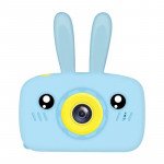 Wholesale 1080P Cute Bunny Soft Silicone Shell Digital Video Camera for Kids with Built-In Games X9C for Children Kid Party Outdoor and Indoor Play (Blue)