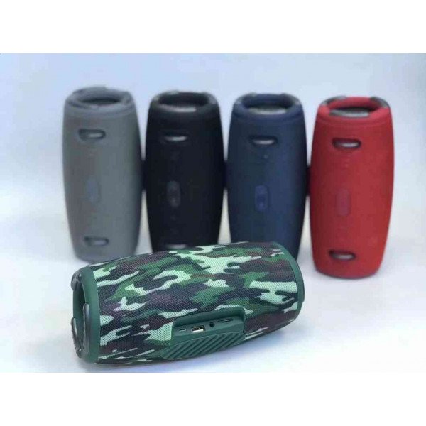 Wholesale Xtreme3 Drum Style Outdoor Carrying Strap Wireless FM Radio Bluetooth Speaker for Universal Cell Phone And Bluetooth Device (Camo)