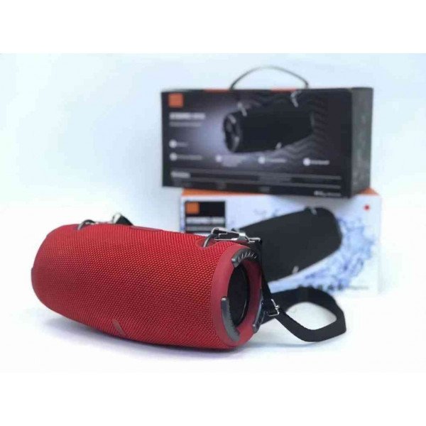 Wholesale Xtreme3 Drum Style Outdoor Carrying Strap Wireless FM Radio Bluetooth Speaker for Universal Cell Phone And Bluetooth Device (Red)