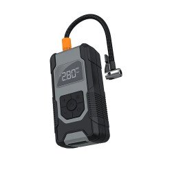 Portable Air Compressor Auto Tire Inflator Pump 150 PSI 7500 mAh USB Charging Power Bank LED Flashlight Travel Roadside Assistance Car Tool for Cars, Motorcyles, Bicycles, Balls, and others (Black)