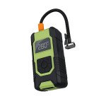 Wholesale Portable Air Compressor Auto Tire Inflator Pump 150 PSI 7500 mAh USB Charging Power Bank LED Flashlight Travel Roadside Assistance Car Tool for Cars, Motorcyles, Bicycles, Balls, and others (Green)