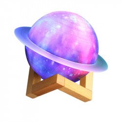 Planet Design Round Shape Portable Wireless Bluetooth Speaker YM103 for Universal Cell Phone And Bluetooth Device (Purple)