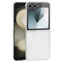 Crystal Clear Edge Bumper Strong Protective Case for Samsung Galaxy Z Flip 6 5G (Clear)