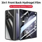 Wholesale HD Clear Ultra Slim Scratch Resistance Flexible TPU Film Front and Back Full Coverage Screen Protector Bubble Free Case Friendly for Samsung Galaxy Z Fold 5 (Clear)