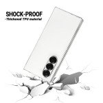 Wholesale Crystal Clear Edge Bumper Strong Protective Case for Samsung Galaxy Z Fold 6 5G (Clear)