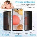 Wholesale Privacy Anti-Spy Full Cover Tempered Glass Screen Protector for Samsung Galaxy A03, A03s (USA), A03 Core, A02s, M12, M02 (Black)