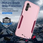 Wholesale Heavy Duty Strong Armor Hybrid Trailblazer Case Cover for Samsung Galaxy A13 5G (Pink)