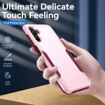 Wholesale Heavy Duty Strong Armor Hybrid Trailblazer Case Cover for Samsung Galaxy A13 5G (Pink)