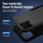 Wholesale Heavy Duty Strong Armor Hybrid Trailblazer Case Cover for Samsung Galaxy A22 5G / Boost Mobile Celero 5G (Black)