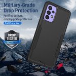 Wholesale Heavy Duty Strong Armor Hybrid Trailblazer Case Cover for Samsung Galaxy A53 5G (Black)