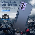 Wholesale Heavy Duty Strong Armor Hybrid Trailblazer Case Cover for Samsung Galaxy A23 5G (Navy Blue)