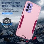 Wholesale Heavy Duty Strong Armor Hybrid Trailblazer Case Cover for Samsung Galaxy A53 5G (Pink)