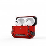 Wholesale Military Grade Strong Tech Armor Heavy Duty Hybrid Case With Hook for Apple Airpods 3 (2021) (Silver)