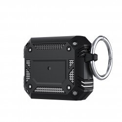 Military Grade Strong Tech Armor Heavy Duty Hybrid Case With Hook for Apple Airpods 3 (2021) (Black) Military Grade Strong Tech Armor Heavy Duty Hybrid Case With Hook for Apple Airpods 3 (2021) (Black)