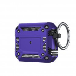 Military Grade Strong Tech Armor Heavy Duty Hybrid Case With Hook for Apple Airpods 3 (2021) (Purple) Military Grade Strong Tech Armor Heavy Duty Hybrid Case With Hook for Apple Airpods 3 (2021) (Purple)