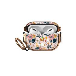 Fashion Design Electroplated Full Body Hybrid Locking Lids Airpod Case Cover With Holder Clip for Apple Airpod Pro 2 / 1 (Flower) Fashion Design Electroplated Full Body Hybrid Locking Lids Airpod Case Cover With Holder Clip for Apple Airpod Pro 2 / 1 (Flower)